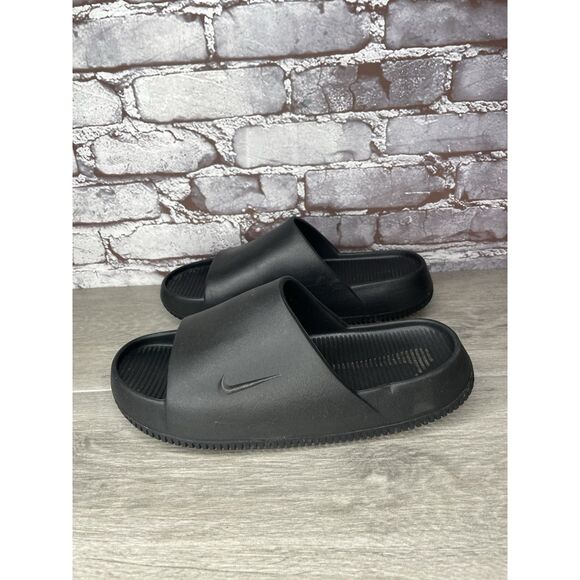 Nike Calm Slides Black Rubber Sandals Men’s Sz 10M US/43EU Women 11US FD4116-001 - Picture 12 of 16